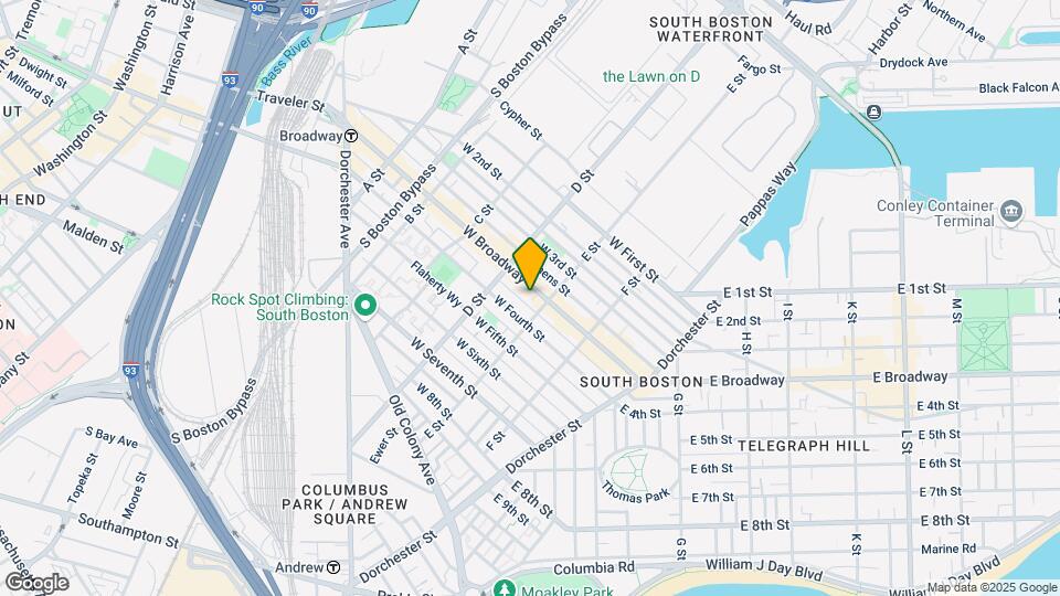 345 W Broadway Map and Location Details