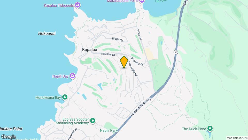 500 Kapalua Dr Map and Location Details