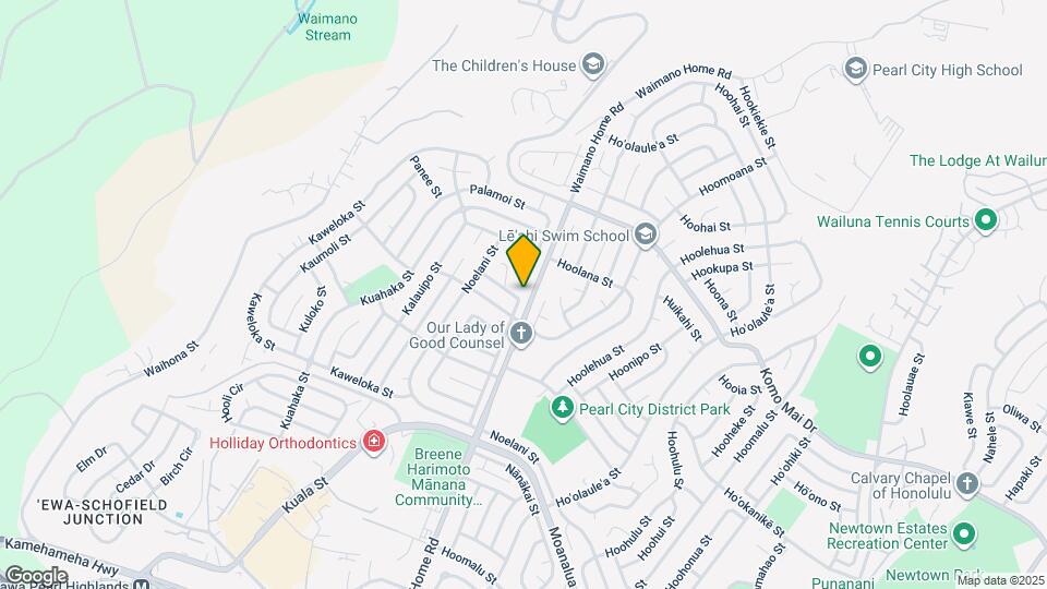 1595 Makamua St Map and Location Details