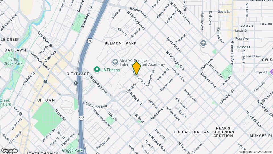 4419 Gennaro Street Map and Location Details