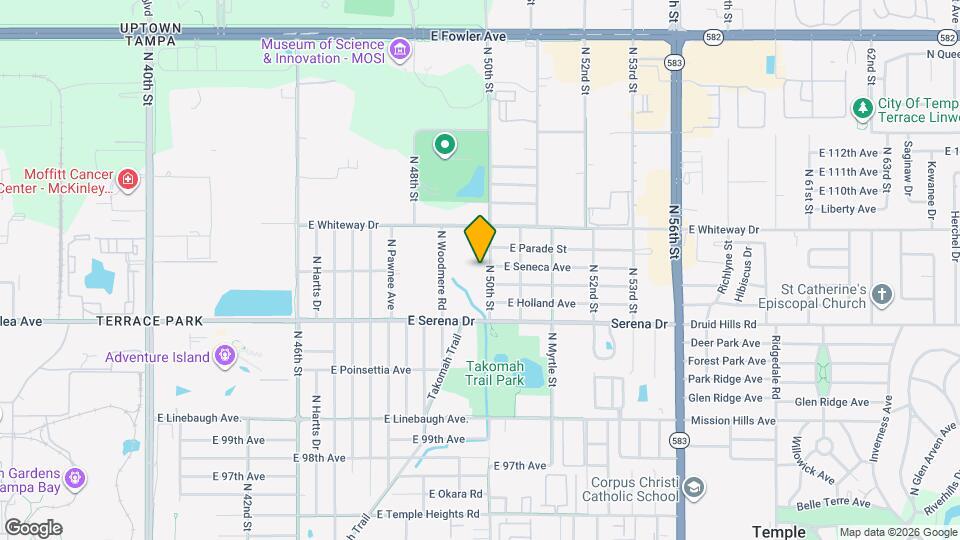 10608 N 50th St Map and Location Details