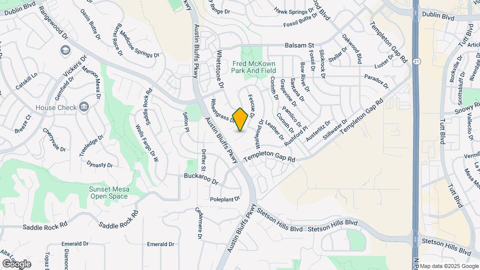 5950 Fescue Dr Map and Location Details
