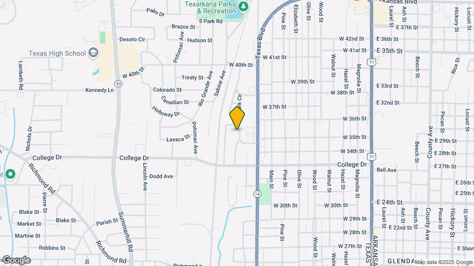 3417 Moore Dr Map and Location Details