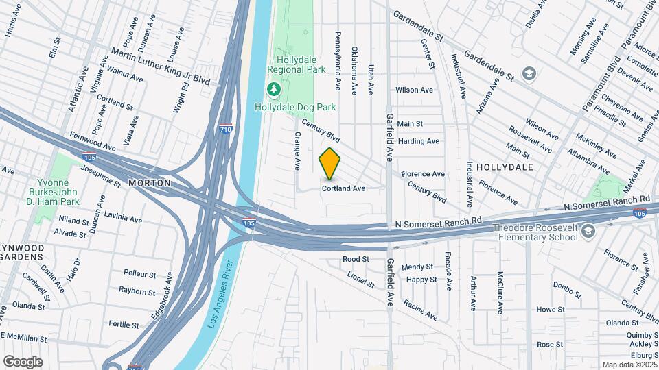 7315 Cortland Ave Mapa y Detalles de la Ubicación