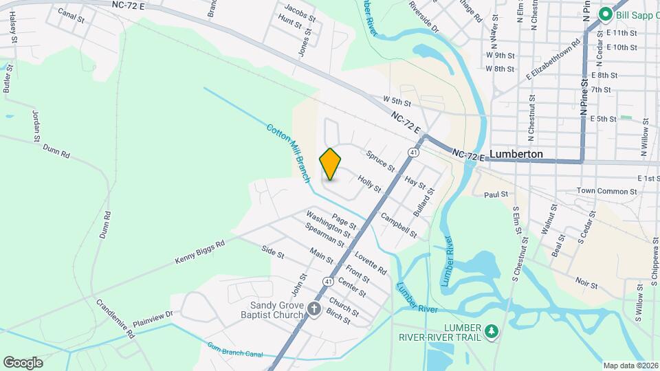 954 Spruce St Map and Location Details