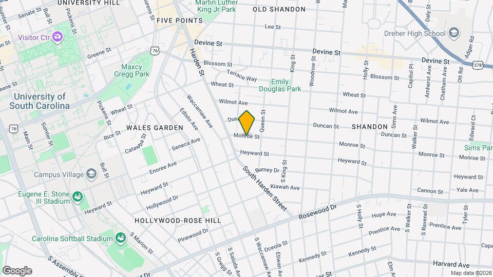 2422 Monroe St Map and Location Details