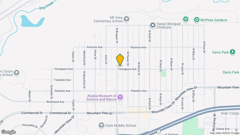 3905 Thompson Ave Map and Location Details