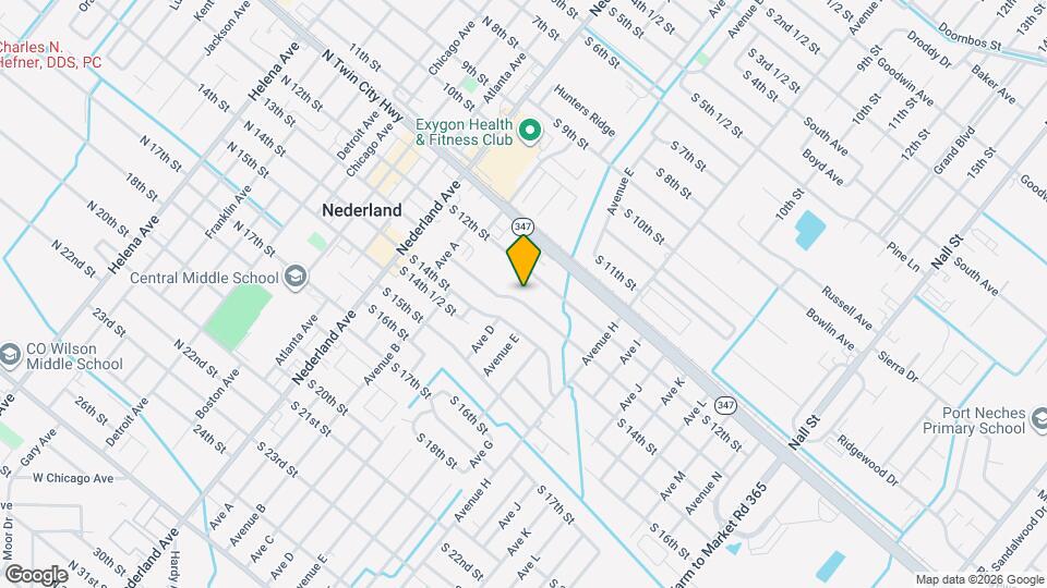 519 S 13th St Map and Location Details