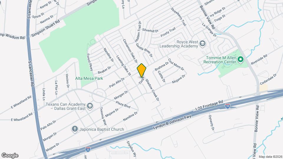 3325 Tioga St Map and Location Details