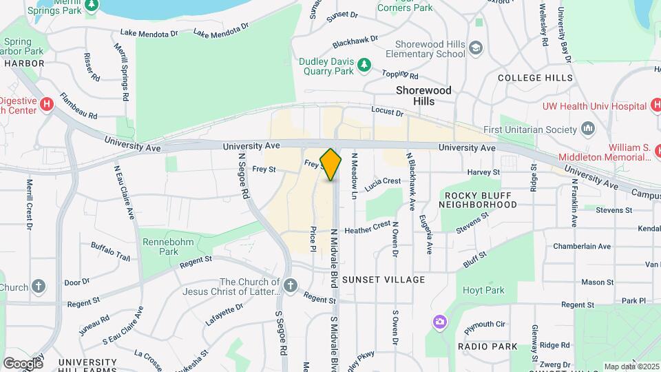 604 N Midvale Blvd Map and Location Details