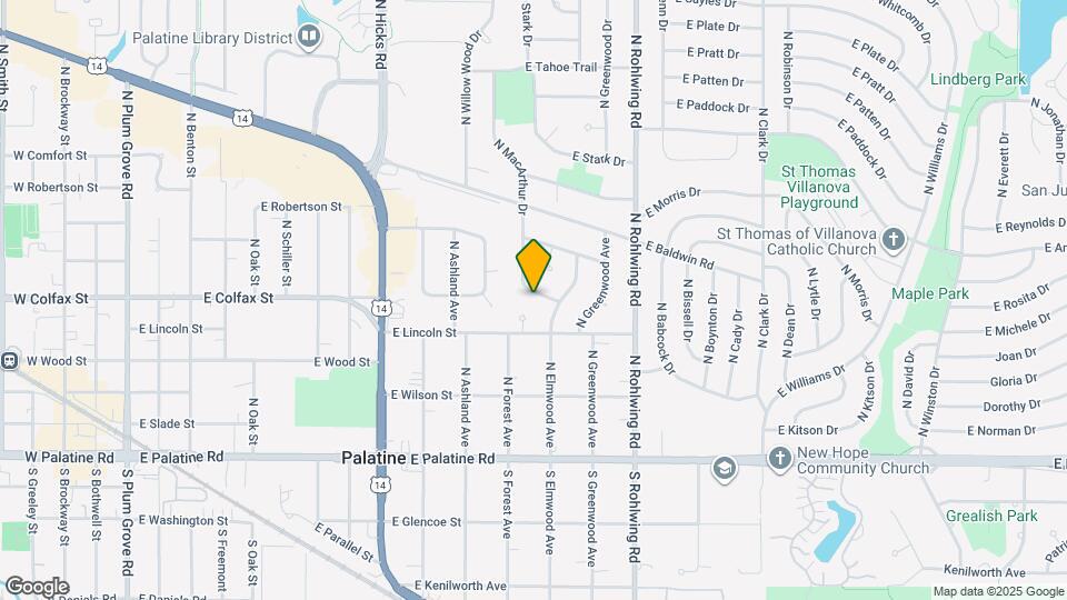 625 E MacArthur Dr Map and Location Details