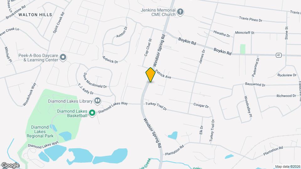 4312 Windsor Spring Rd Map and Location Details