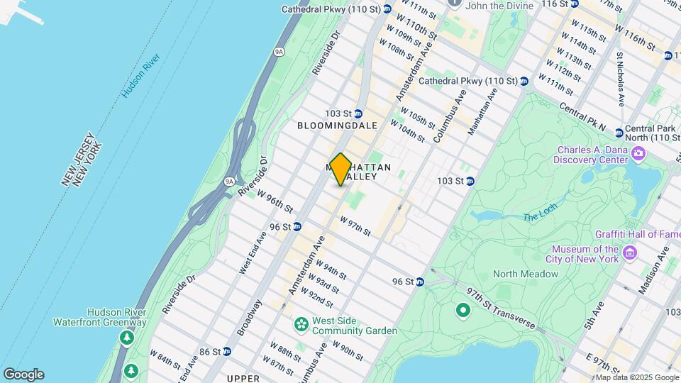 786 Amsterdam Ave Mapa y Detalles de la Ubicación