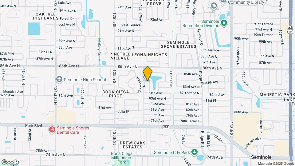 8470 121st St Map and Location Details