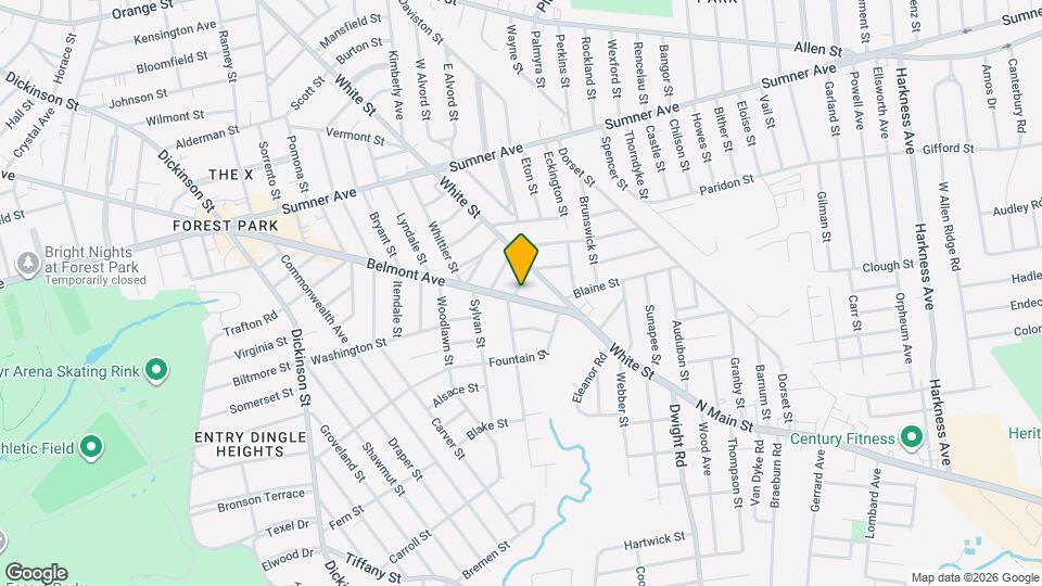 877 Belmont Ave Map and Location Details