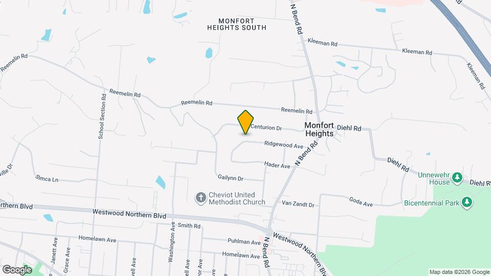 3654 Ridgewood Ave Map and Location Details