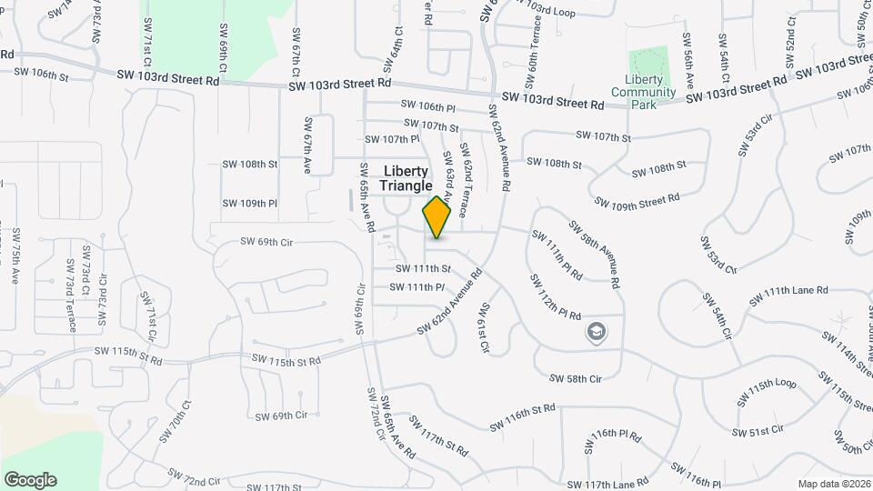 6345 SW 115th Street Rd Map and Location Details