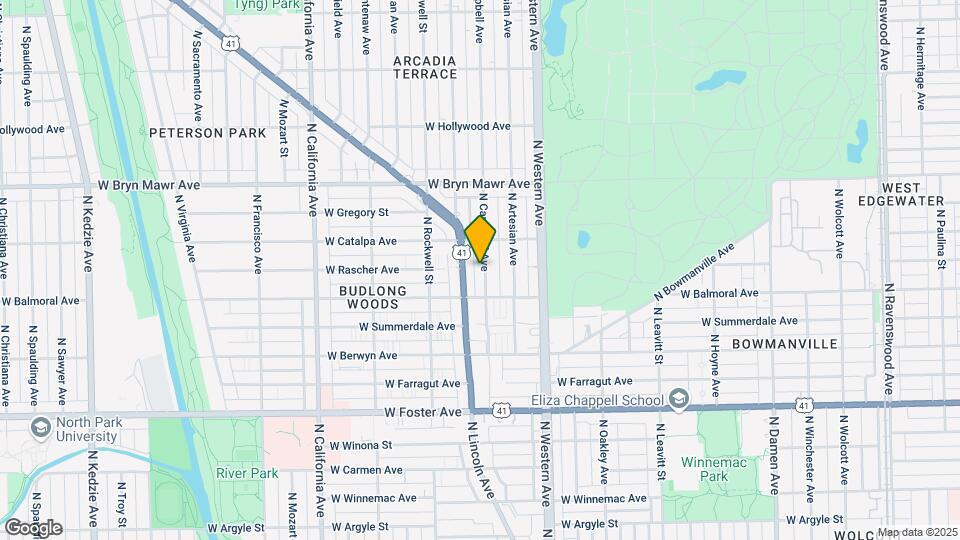 5428 N Campbell Ave Map and Location Details