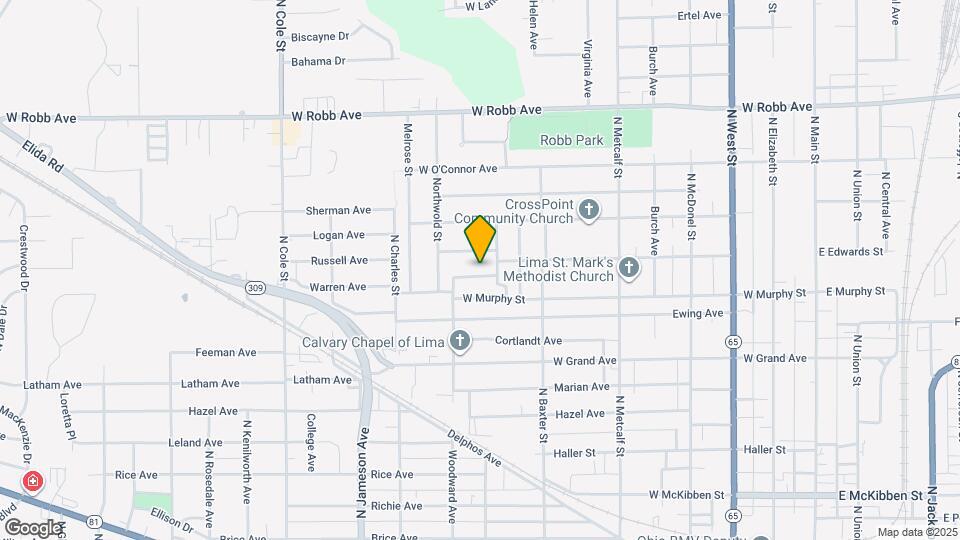 860 Deborah St Map and Location Details