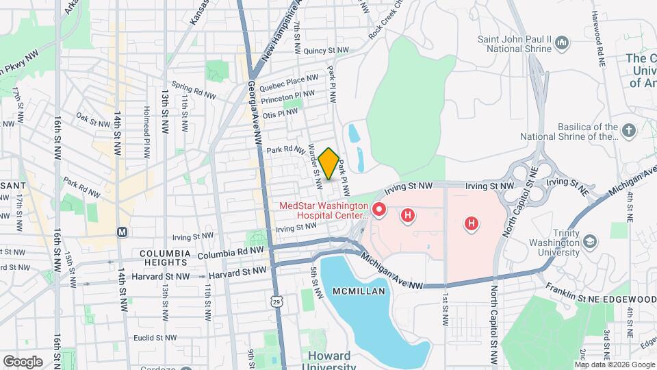 436 Lamont St NW Mapa y Detalles de la Ubicación