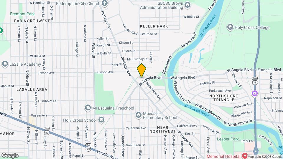 1305 Woodward Ave Mapa y Detalles de la Ubicación