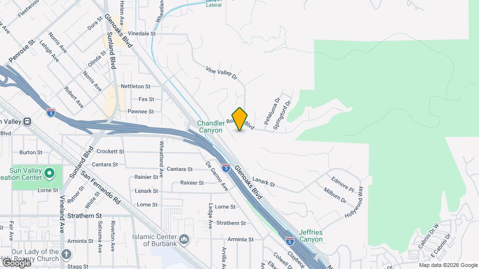 8315 Valecrest Dr Map and Location Details