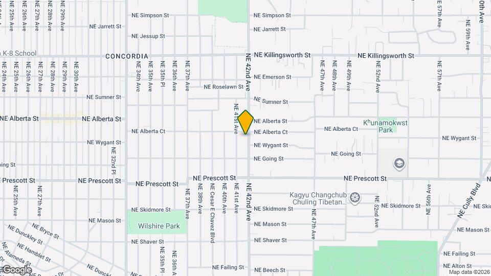 4821 NE 42nd Ave Mapa y Detalles de la Ubicación