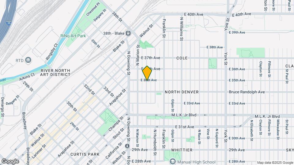 3454 Lafayette St Map and Location Details