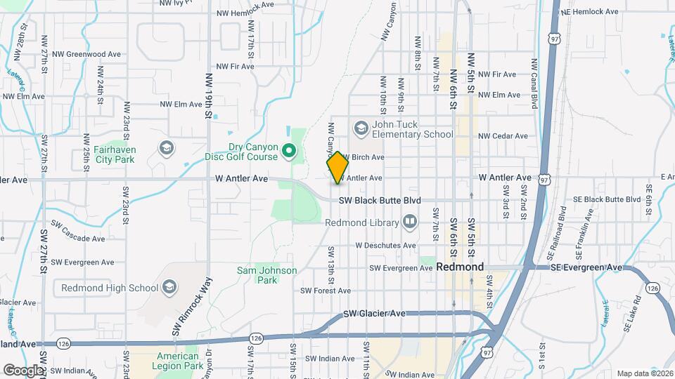 130 SW Canyon Dr Map and Location Details