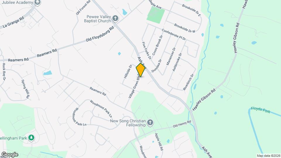 6810 Village Green Blvd Mapa y Detalles de la Ubicación