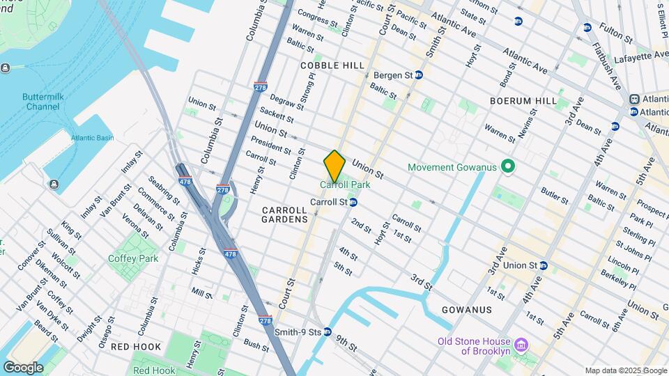 240 Carroll St Map and Location Details