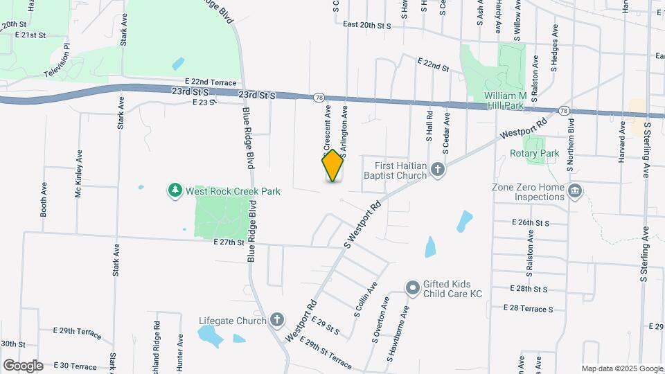 2520 S Crescent Ave Map and Location Details