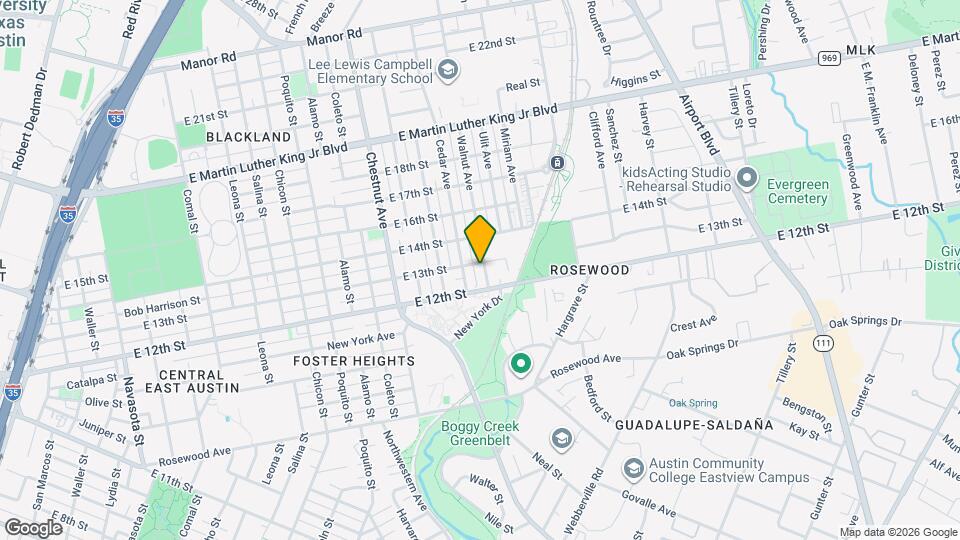 1208 Walnut Ave Mapa y Detalles de la Ubicación