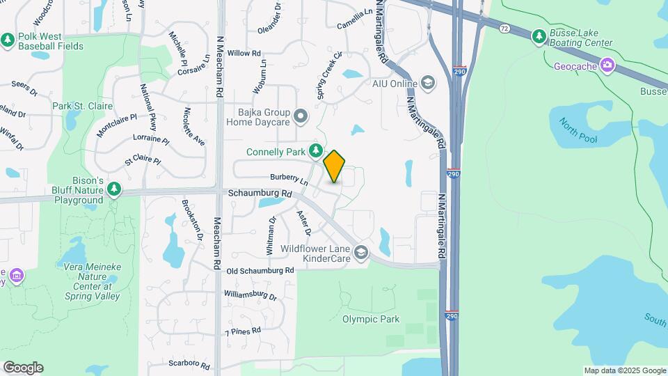 1640 Burberry Ln Map and Location Details