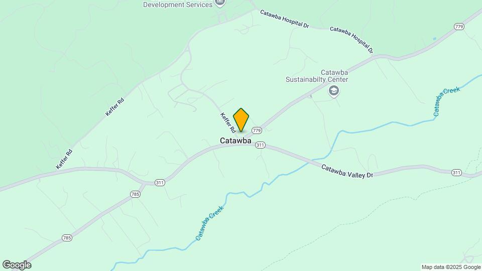 4904 Catawba Creek Rd Map and Location Details