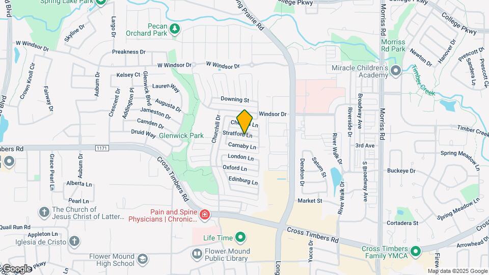 2821 Stratford Ln Map and Location Details