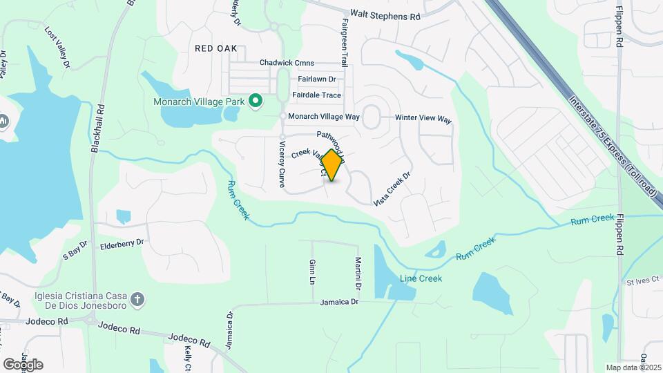 587 Creek Valley Ct Map and Location Details