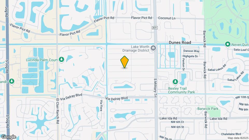5317 Palm Ridge Blvd Map and Location Details