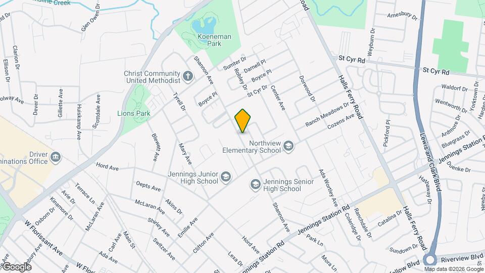 2457 Shannon Ave Mapa y Detalles de la Ubicación