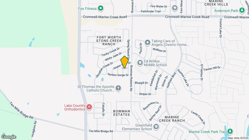 6016 Amber Cliff Ln Map and Location Details