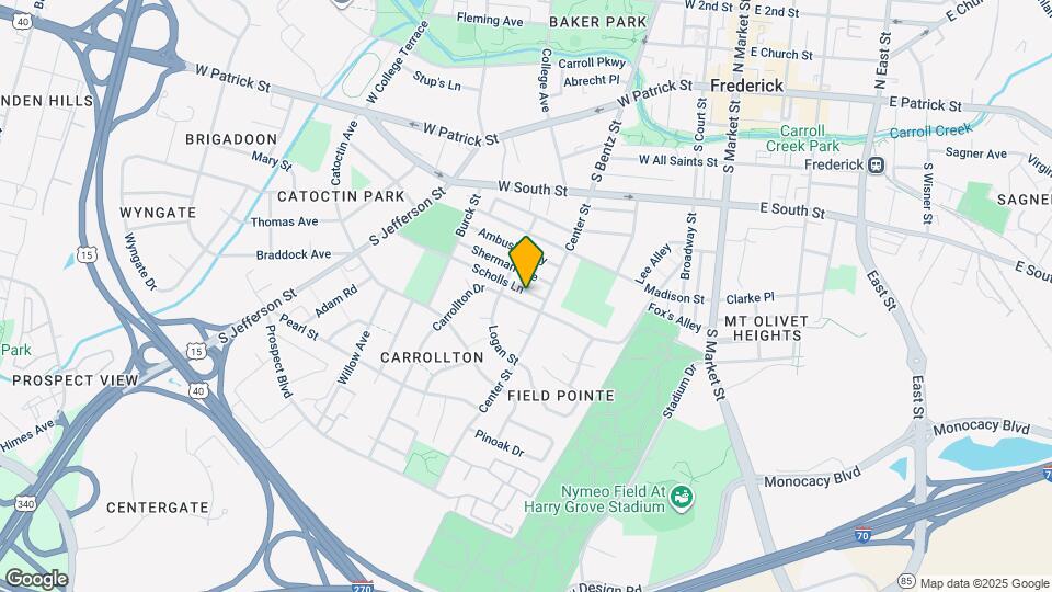 435 Carrollton Dr Map and Location Details