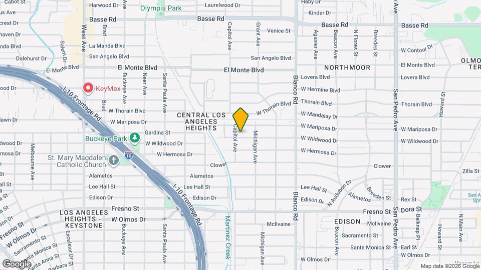 1035 W Wildwood Dr Map and Location Details