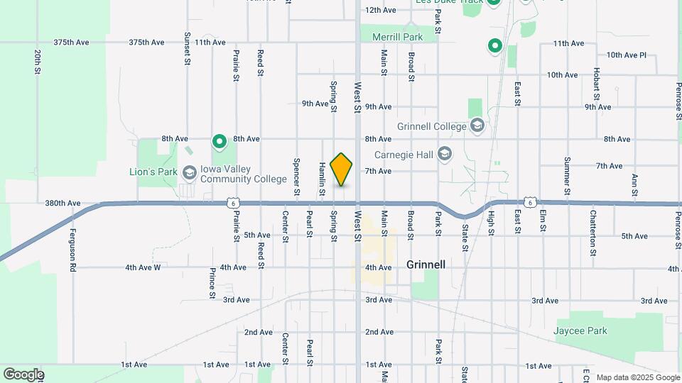 1110 Spring St Map and Location Details