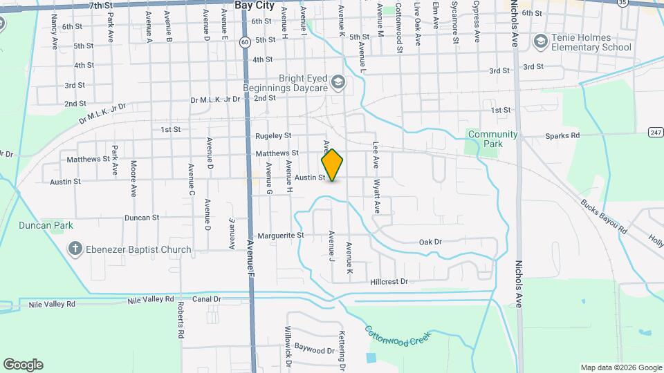 2100 Austin St Map and Location Details