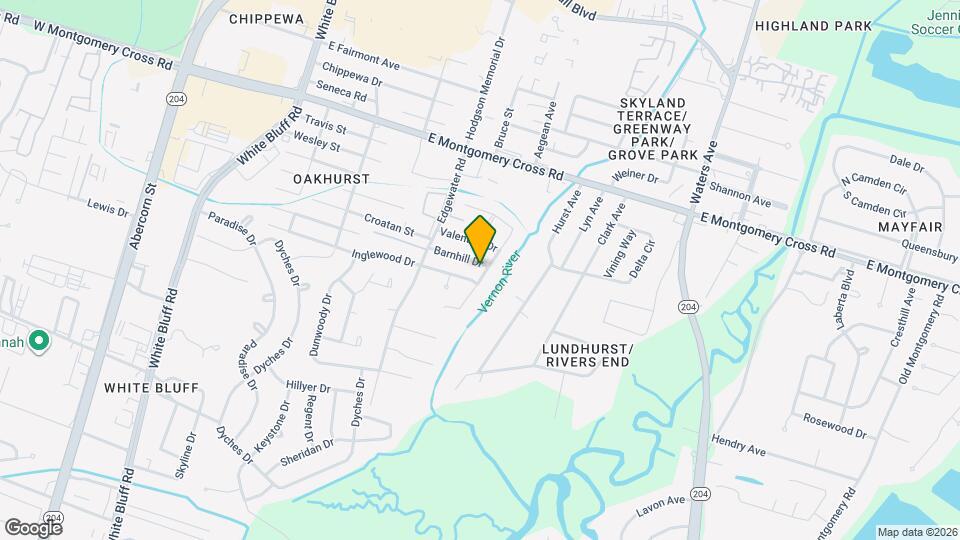 421 Barnhill Dr Map and Location Details