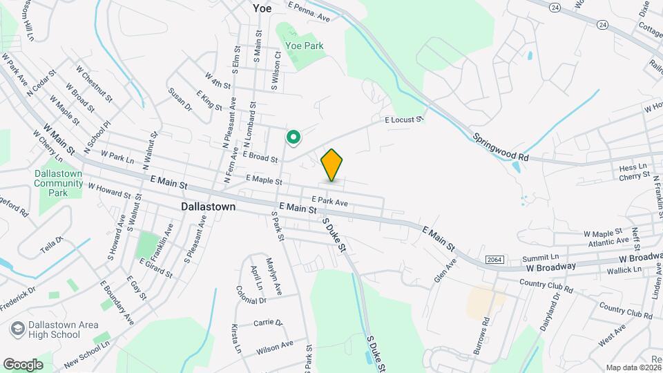 501 E Maple St Map and Location Details