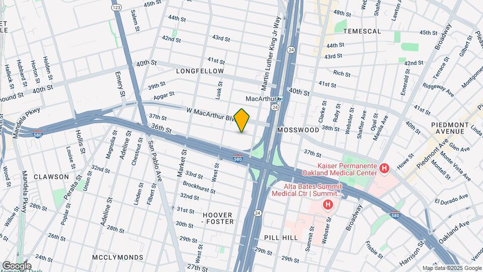 685 37th St Map and Location Details