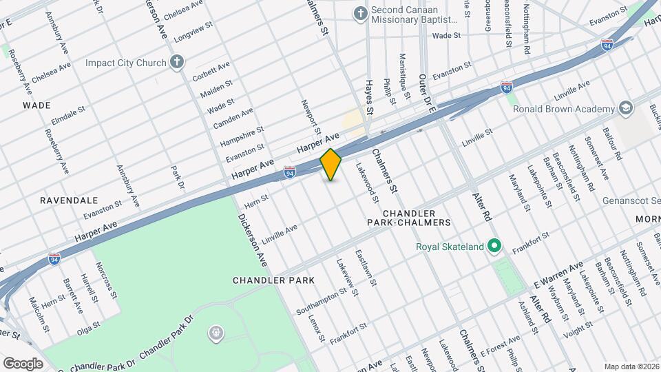 5966 Eastlawn St Mapa y Detalles de la Ubicación
