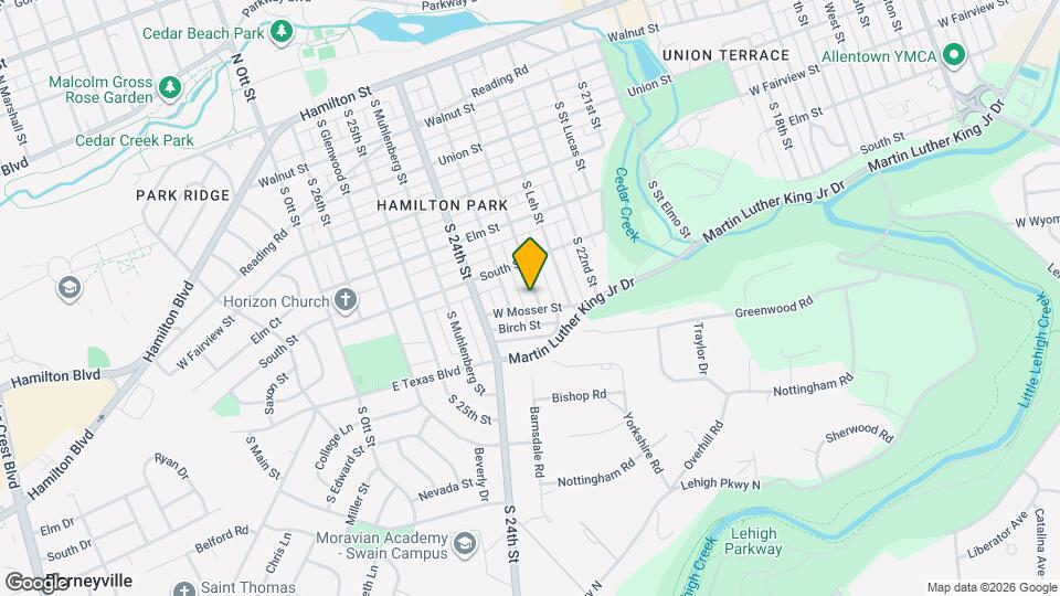 538 S 23rd St Map and Location Details