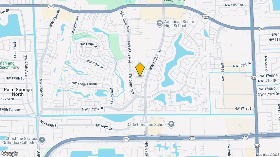 6740 NW 175th Ln Map and Location Details